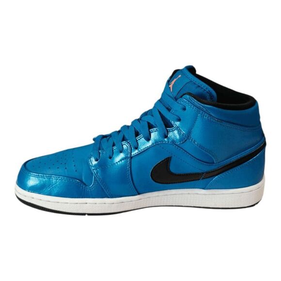 NIKE Air Jordan 1 Retro Mid \'Sport Blue\' Sneakers Size 13 main image 9